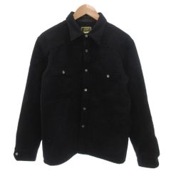 アディクトクローズ ADDICT CLOTHES MOTORCYCLE GARMENTS PADDED WOOL SHIRT シャツジャケット 長袖 ウール 40 黒 ブラック /FF