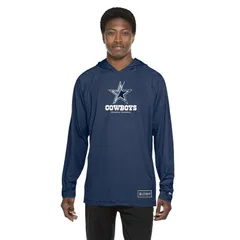 ニューエラ メンズ トップス Tシャツ パーカー Mens New Era Navy Dallas Cowboys Functional Fandom Hoodie Cow Navy ネイビー