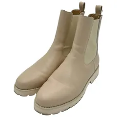 BEAUTY&YOUTH UNITED ARROWS (ビューティーアンドユースユナイテッドアローズ) レザー サイドゴア ブーツ 1831-699-6801-2155 ベージュ 37