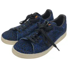 adidas (アディダス) STAN SMITH W ハラコ F37018 01/19 ブルー 23.5cm