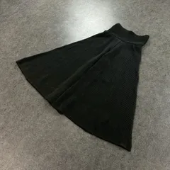 SPECCHIO スペッチオ シャトルプリーツ フレアパンツ ワイドパンツ ハイウエスト ブラック 黒 レディース　40