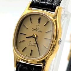 稼働・新品電池】オメガ デビル ヘキサゴン 黒文字盤 GP 純正ベルト