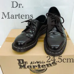 Dr.Martens ドクターマーチン ホワイトステッチ ブラック ホールシューズ UK9 メンズ 約27.0cm?28.0cm ブラック  メンズ 靴