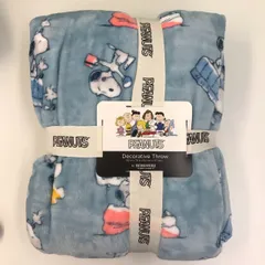 コストコ スヌーピー Peanuts ブランケット 大判ひざ掛け 152×177cm 寝具 送料無料♪