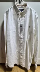 ポロラルフローレン 白 リネンシャツ 新品