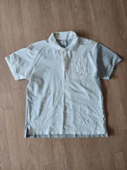 UNIQLO ユニクロ x 半袖 ENGINEERED GARMENTS エンジニアードガーメンツ ポロシャツ 白/グレー