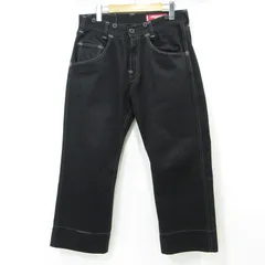 【三重本店】 中古 eYe COMME des GARCONS JUNYA WATANABE MAN | アイコムデギャルソンジュンヤワタナベマン × リーバイス ボタンフライデニムパンツ '24 WO-P901 ブラック サイズ：S 【108】