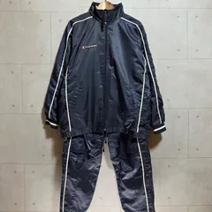 Champion チャンピオン ウィンドブレーカー セットアップ ジャージ ジャケット アウター パンツ ボトムス 上下セット L ネイビー メンズ  スポーツ トレーニング ランニング SU-4-11