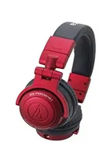 【中古-非常に良い】audio-technica 密閉型DJモニターヘッドホン 着脱コードタイプ レッド ATH-PRO500MK2 RD
