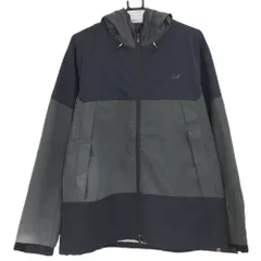 ニューバランス ジップパーカー グレー×黒 裏地メッシュ ナイロン ジャケット  メンズ 6(XL) ゴルフウェア New Balance