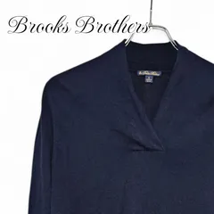 Brooks Brothers ブルックスブラザーズ ネイビー レディース トップス 長袖 ニット セーター カシミヤ シルク シンプル カジュアル【Sサイズ】369KJのサムネイル
