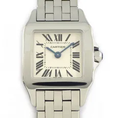 カルティエ Cartier 腕時計 サントス ドゥモワゼルSM W25064Z5 スクエア アイボリー文字盤 SS クオーツアナログ 【中古】のサムネイル