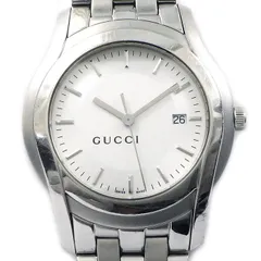 グッチ GUCCI 腕時計 Gクラス 5500XL シルバー文字盤 デイト SS クオーツアナログ 【中古】のサムネイル
