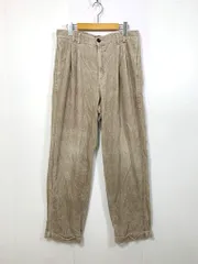 CHAPS RALPH LAUREN チャップス ラルフローレン ツータック コーデュロイ スラックス パンツ ベージュ  ■■◎メンズ