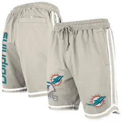 ニューエラ メンズ ボトムス ハーフパンツ・ショーツ ショートパンツ Mens New Era Light Beige Miami Dolphinstone Multi Patch Shorts Doのサムネイル