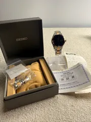 セイコー 自動巻き 腕時計 4R36A 稼働品 裏スケ SEIKO メンズ 箱付 コマ有　G-1