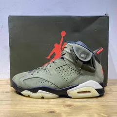 NIKE 2019 x TRAVIS SCOTT AIR JORDAN 6 RETRO SP MEDIUM OLIVE 27.5cm CN1084-200 ナイキ トラヴィスコット エアジョーダン6レトロ ミディアムオリーブ スニーカー 心斎橋店