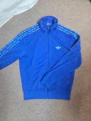 アディダス ファイヤーバード シティ カモ トラックジャージ ブルー 100 L