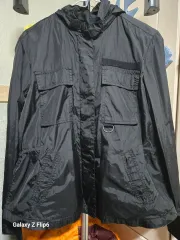 GAP ブラック フード ウィンドブレーカー M