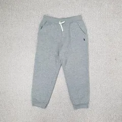 s0092 ポロラルフローレンキッズ 起毛 グレー ジョガーパンツ14 16