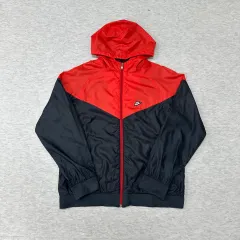 ナイキ ウィンドブレーカー ジャケット レッド/ブラック