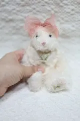 ヴィンテージ 刺繍 クマのぬいぐるみ