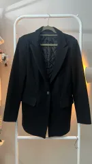 ブラック 基本 ジャケット/ブレーザー キルティングコート