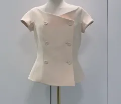 正規品 DIOR ディオール ウールシルク オフショルダー ジャケット 36