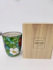 「織部（ORIBE）」の湯呑み茶碗