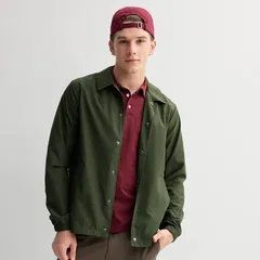 ボルコム メンズ アウター ジャケット・ブルゾン ボタンダウン Mens Volcom Lightweight Button Down Jacket Green グリーンのサムネイル
