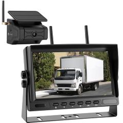 7吋後視鏡頭螢幕組 無線充電式後視鏡頭 IPS後視鏡頭螢幕 24v 強力磁鐵搭載 數位訊號 DC12v~36v 對應 附錄影功能 1年保固 免相機配線工程&1分鐘安裝完成 6段變焦調整可★m ca30eb75