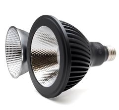 HaruDesign 植物生長燈 HASU38 spec9 6K 黑漩渦機身 白色系（5800K）平面波LED搭載 廣角反射板 全光譜 無閃爍 產品3年保固★m 66d15852