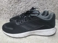 280 アディダス デュラモ sl ブラック スニーカー 中古 靴