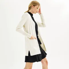 ナインウェスト レディース アウター ニット・セーター カーディガン Womens Nine West Essential OpenFront Cardigan Daisy Dew