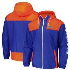 コロンビア メンズ アウター ジャケット・ブルゾン Mens Columbia Royal Florida Gators Flash Challenger II OmniShade FullZip Windbreaker Jacket Fld Blue ブルー