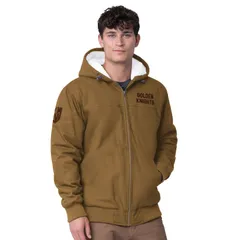 カール バンクス メンズ アウター ジャケット・ブルゾン パーカー Mens GIII Sports by Carl Banks Tan Vegas Golden Knights Build Up FullZip Hoodie Jacket Lvk Multi