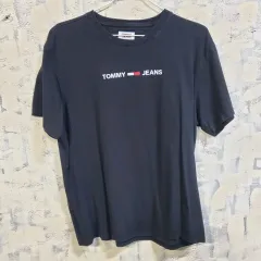 トミーヒルフィガー ブラック 半袖Tシャツ 2XL