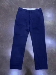 ポロ ラルフローレン スリムフィット チノパンツ ネイビー コットンパンツ 33