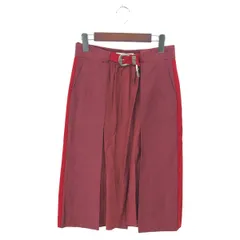 TOGA PULLA トーガ プルラ デザインスカート サイズ:36 ウール×リネン TP91-FG232   ボルドー/レッド レディース / 243001004019