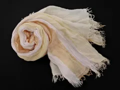 23区 リネン混 グラデーション ストール ライトベージュ ■◇ レディース