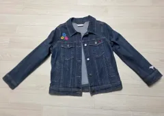 女の子130 刺繍 デニムジャケット