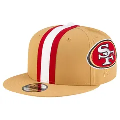 ニューエラ メンズ アクセサリー 帽子 Mens New Era Gold San Francisco 49ers Helmet 9FIFTY Snapback Hat 49r Gold ゴールド