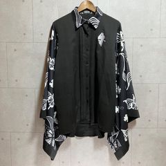 LISTEN FLAVOR チェーン付 麻雀切り替え2WAYシャツ BLACK - メルカリ