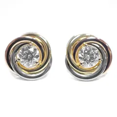 Cartier カルティエ トリニティ K18YG K18WG K18PG ダイヤモンド ピアス 約2.2g位 [ B8301459 イエロー ホワイト ピンク ゴールド 18金 ジュエリー アクセサリー ブランド レディース ]【中古】のサムネイル