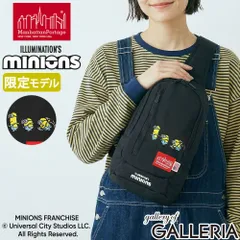 【日本正規品】 マンハッタンポーテージ ボディバッグ ナイロン おしゃれ Manhattan Portage A5 バッグ 限定 コラボ ミニオンズ MINIONS MP1927MNOS Black