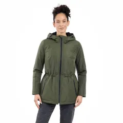 ロンドンフォグ レディース アウター ジャケット・ブルゾン Womens London Fog ZipFront Rain Anorak Jacket Green グリーンのサムネイル