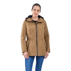 ロンドンフォグ レディース アウター ジャケット・ブルゾン Womens London Fog ZipFront Rain Anorak Jacket Brown ブラウンのサムネイル