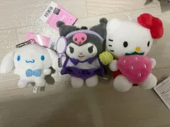 サンリオ キャラクター ぬいぐるみ キーホルダー (ハローキティ/クロミ/シナモロール)