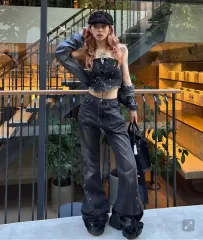 NOT4NERD エンブロイダリー ヴィンテージ デニム パンツ S