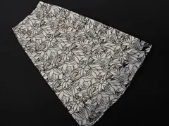 MERCURYDUO マーキュリーデュオ 花柄 刺繍 マキシ スカート sizeM/白ｘ黒 ■◇ レディース